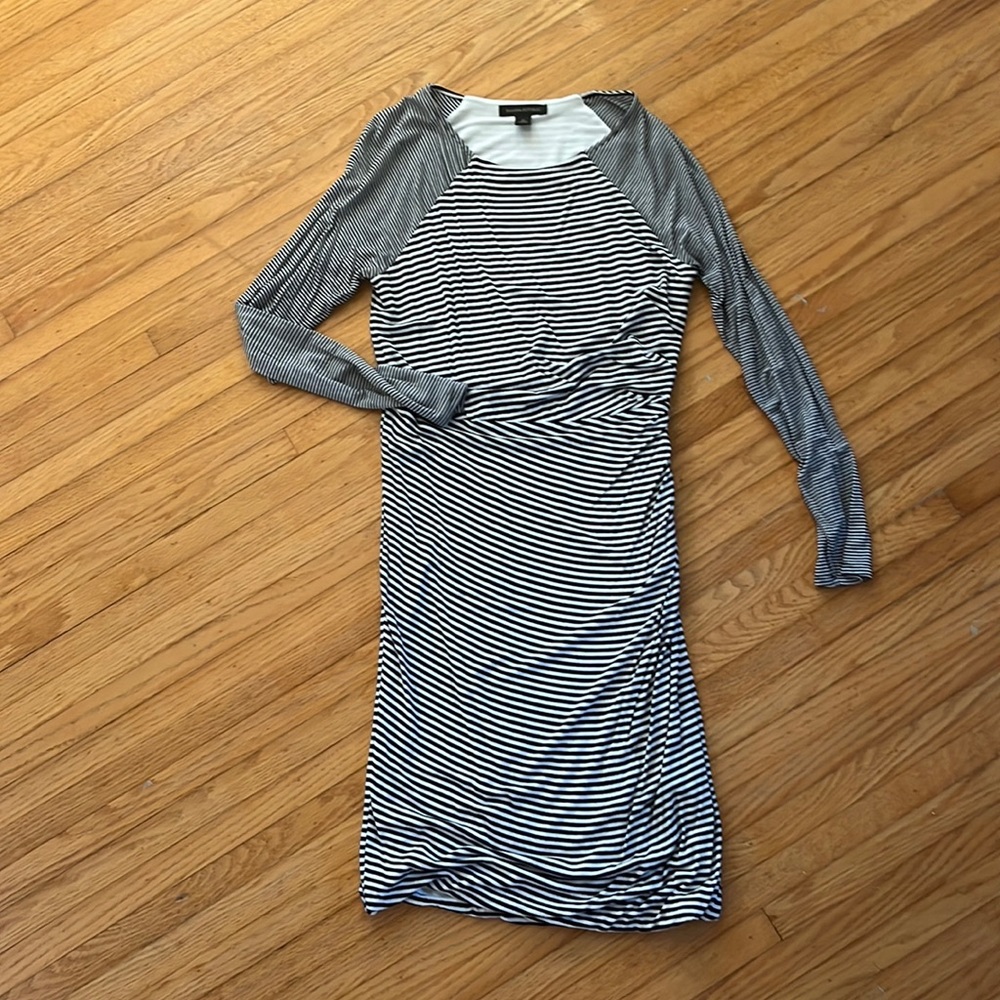 Jersey cotton striped Banana Republic dress size Medium